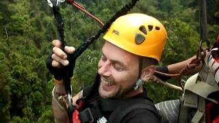 420m zipline, Pak Song Laos