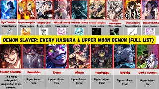 All Hashira Pillars & Demons Explained | Demon Slayer: Kimetsu no Yaiba (Complete Guide)