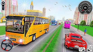 🔴Play Modern Coach Bus Simulator & learn Euro Bus Driving School Bus Games 3D 🚌 #bus #games #control screenshot 5