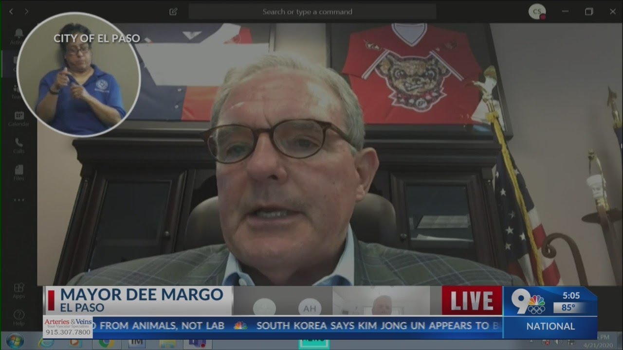 El Paso Mayor Dee Margo announced 47 new COVID-19 cases - YouTube