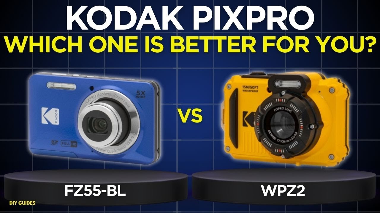 KODAK PIXPRO FZ55-BL Vs WPZ2 Comparison: Best Camera For Beginners