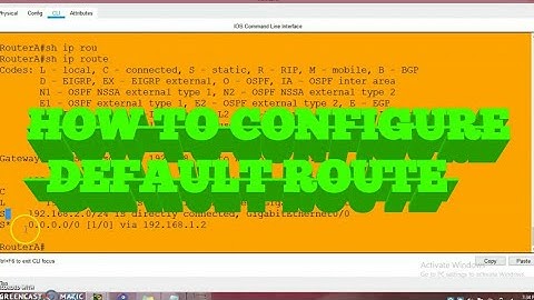 How to configure Cisco Default Route || Tamil|| Dinesh Kumar || Network beginners
