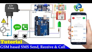 How to use GSM For SMS Send Receive  and Call with Arduino and GSM Module | GSM based Project screenshot 3
