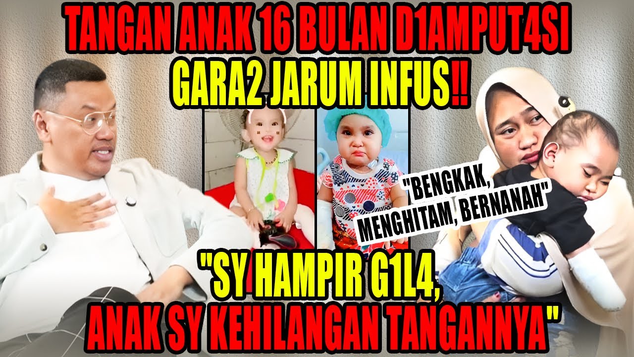 Cuma demam & muntah2, anak 16 bulan kehilangan tangannya, diamput4si‼️ ibu nangis histeris‼️
