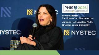 Highlights from Dr. Julianne Holt-Lunstad keynote address on social isolation