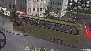 Bus Simulator : Ultimate | Accident 😨😮 | Raining 🌧️☔ | Hunter Driving POV | Bus Simulator Gameplay