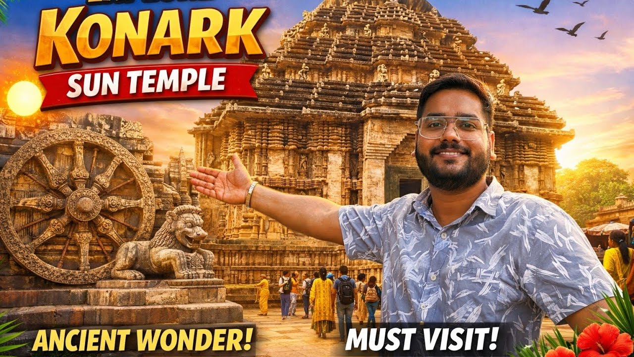 Konark Sun Temple Vlog | India’s Most Unique Temple 🛕 | Full Exploration