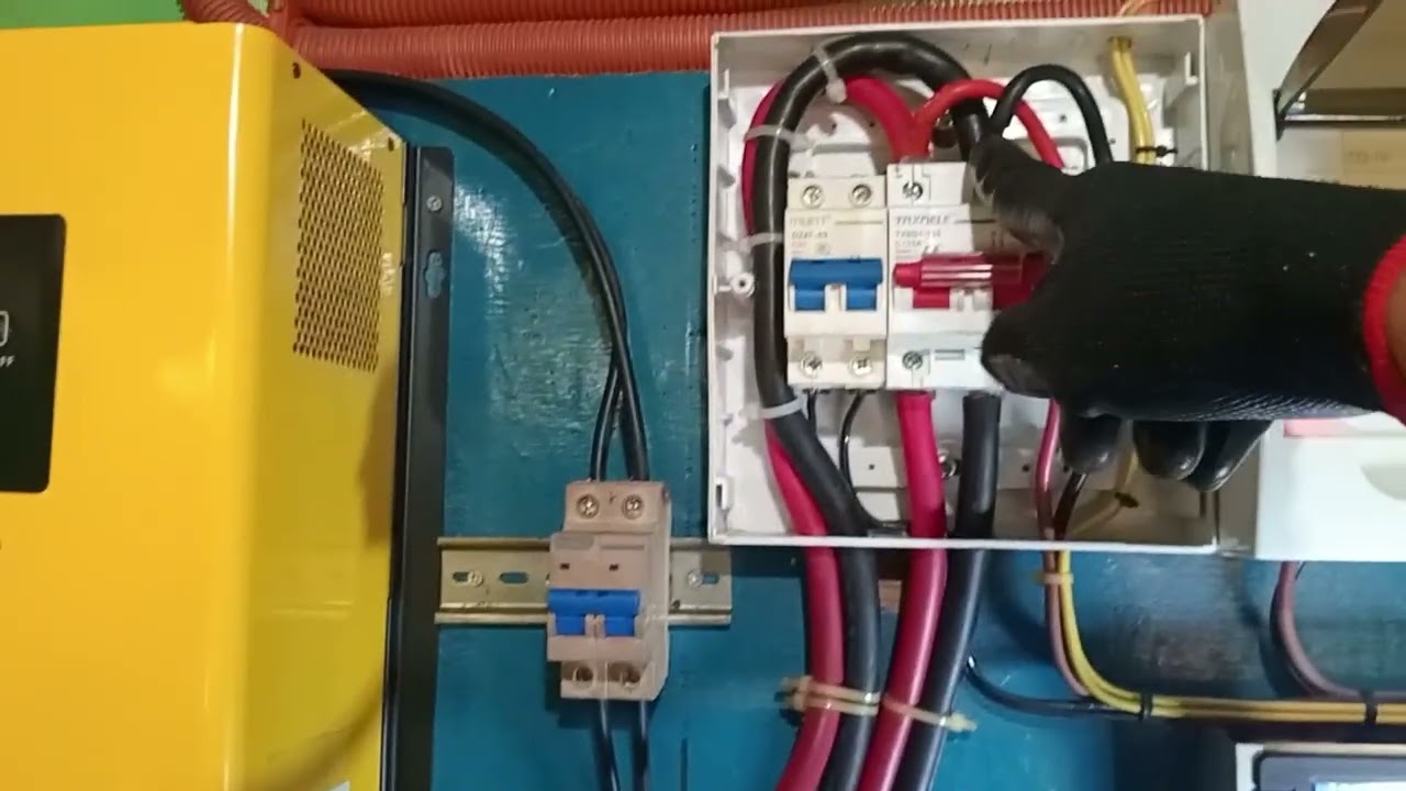 Pag connect sa SRNE Solar charge controller  at One Solar hybrid inverter