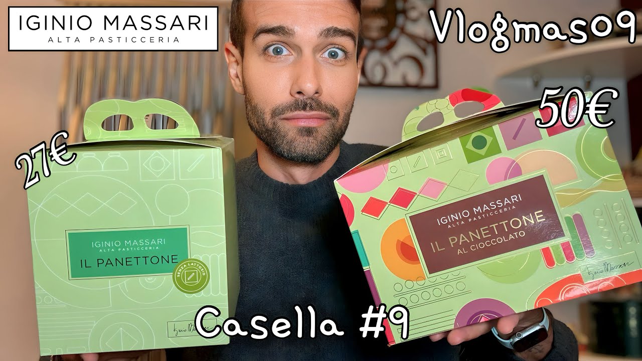SFIDA PANETTONI DI IGINIO MASSARI 2023 Senza Lattosio vs Cioccolato *costosi* | Vlogmas09