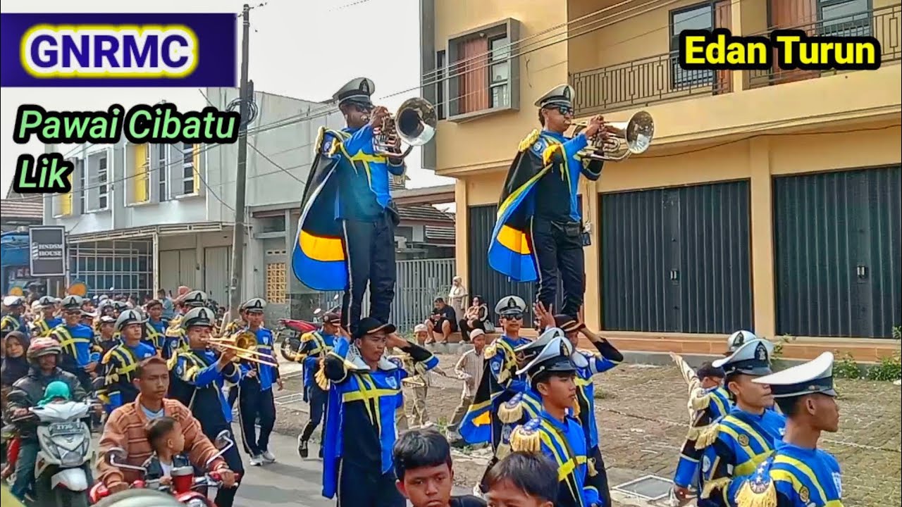 Pawai Drumband GNRMC di Cibatu Lik Samenan MDTA Al Marfuiyyah || Edan Turun Versi Drumband GNRMC