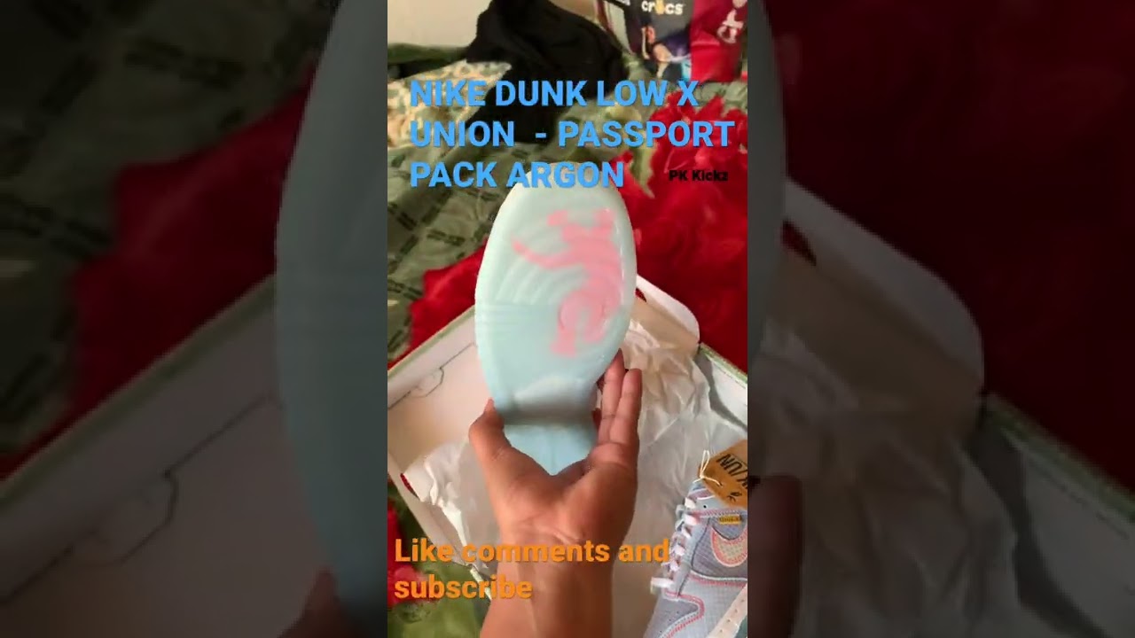 NIKE DUNK LOW X UNION LA - ARGON 🔥🔥 