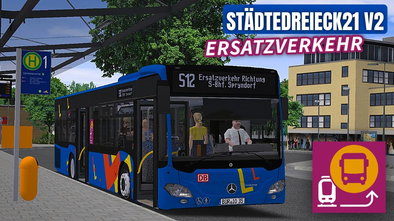 OMSI 2: ERSATZVERKEHR für die S-Bahn im Städtedreieck! #325 | PxlKiing