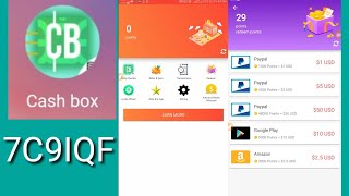 How to earn money online with Cash box to 1$ - 50$ | Free Paypal Money Online screenshot 5