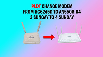 PLDT change modem from 2 sungay to 4 sungay