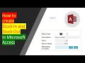 How to create Stock In and Stock Out in Microsoft Access Part 1