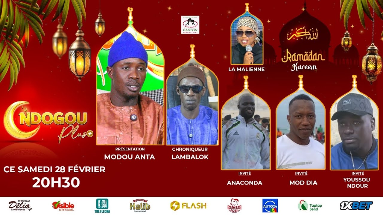 NDOGOU PLUS :INVITE ANACONDA, MODOU DIA ET YOUSSOU NDOUR