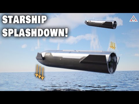 SpaceX Starship splashdown...