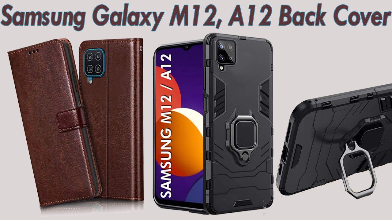 Samsung Galaxy M12/A12 Back Cover Smoke Case Flip Cover at Amazon