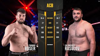 Таннер Босер vs. Салимгерей Расулов | Tanner Boser vs. Salimgerey Rasulov | ACB 90