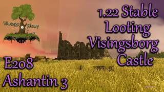 Vintage Story 1.22 Gameplay M7 E208 Looting Visingsborg Castle #vintagestory