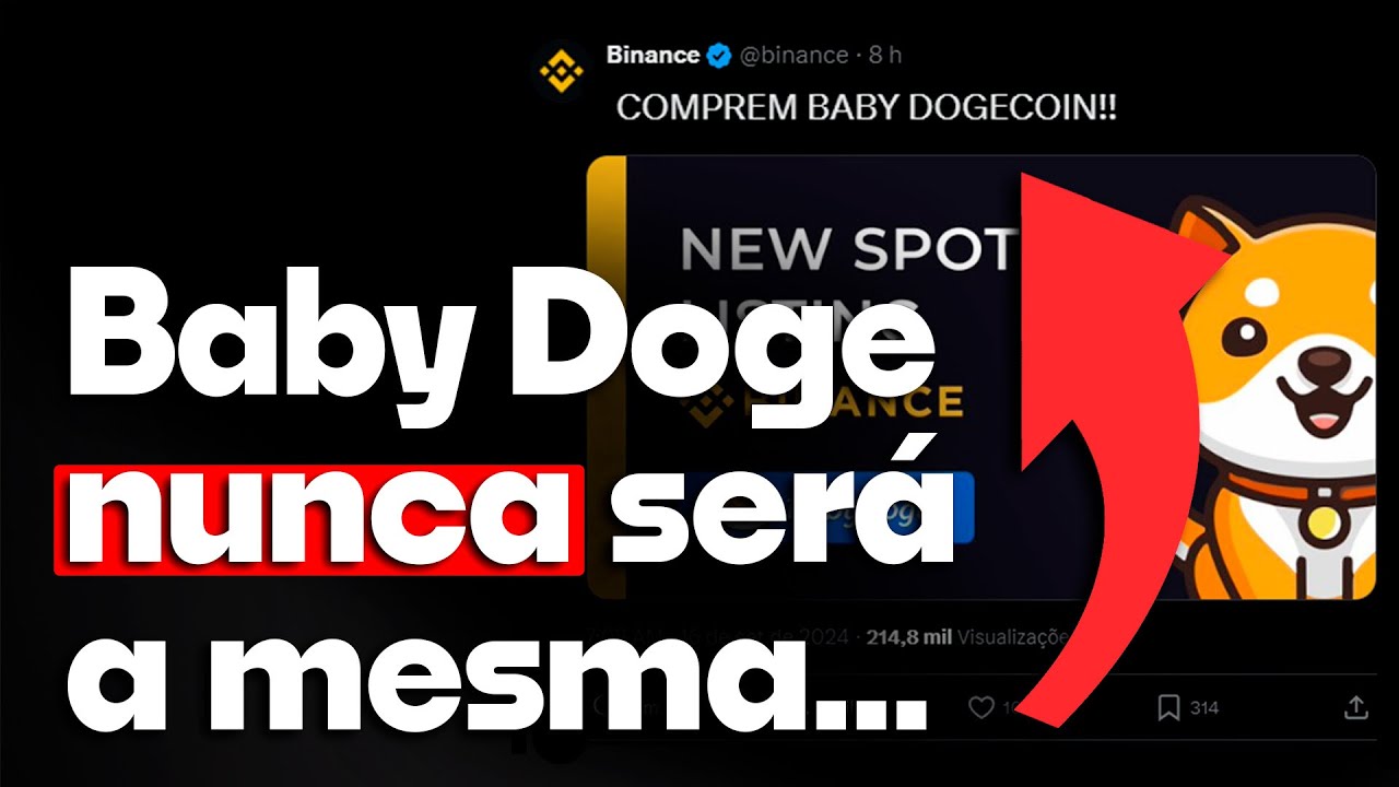 Baby Dogecoin ACABOU de ser LISTADA NA BINANCE! (1MBABYDOGE)