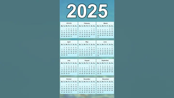 2025 Calendar