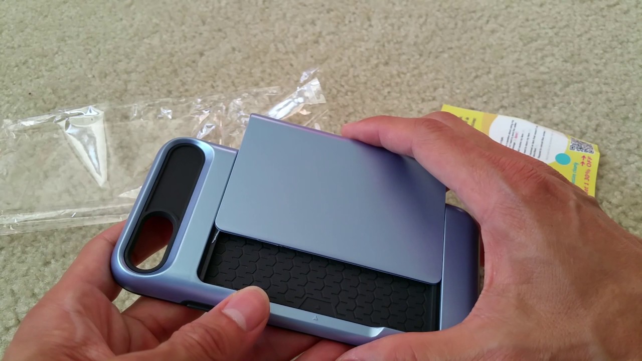 Unboxing New Apple iPhone 7 Stashback Credit Card Hybrid Wallet Case 2017