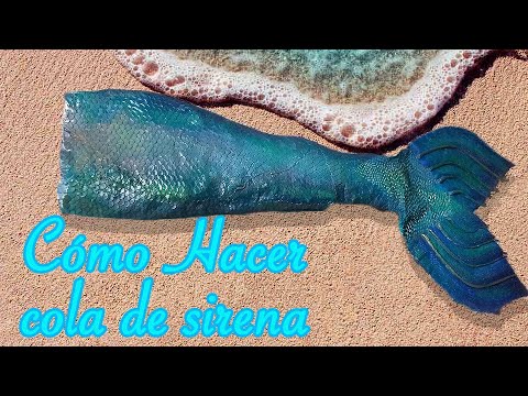 Surrey Autocomplacencia Saliente Cómo hacer una cola de sirena en látex - YouTube