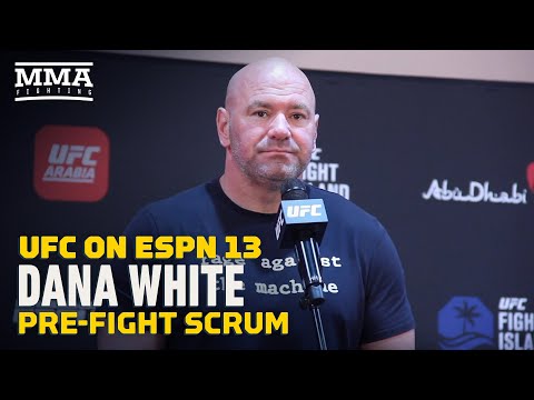 Dana White UFC on ESPN 13 Pre-Fight Media Scrum - MMA Fighting