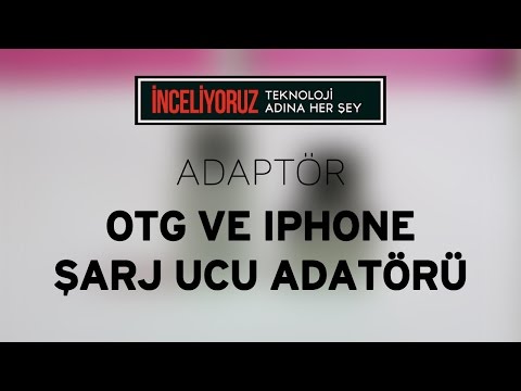 Mini OTG Adaptörü ve Micro Usb'den iPhone Şarj Dönüştürücü