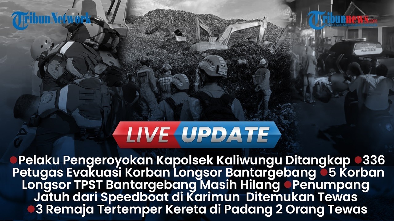 Update Pencarian Korban Longsor Bantargebang | UPDATE SORE | Senin, 09 Maret 2026