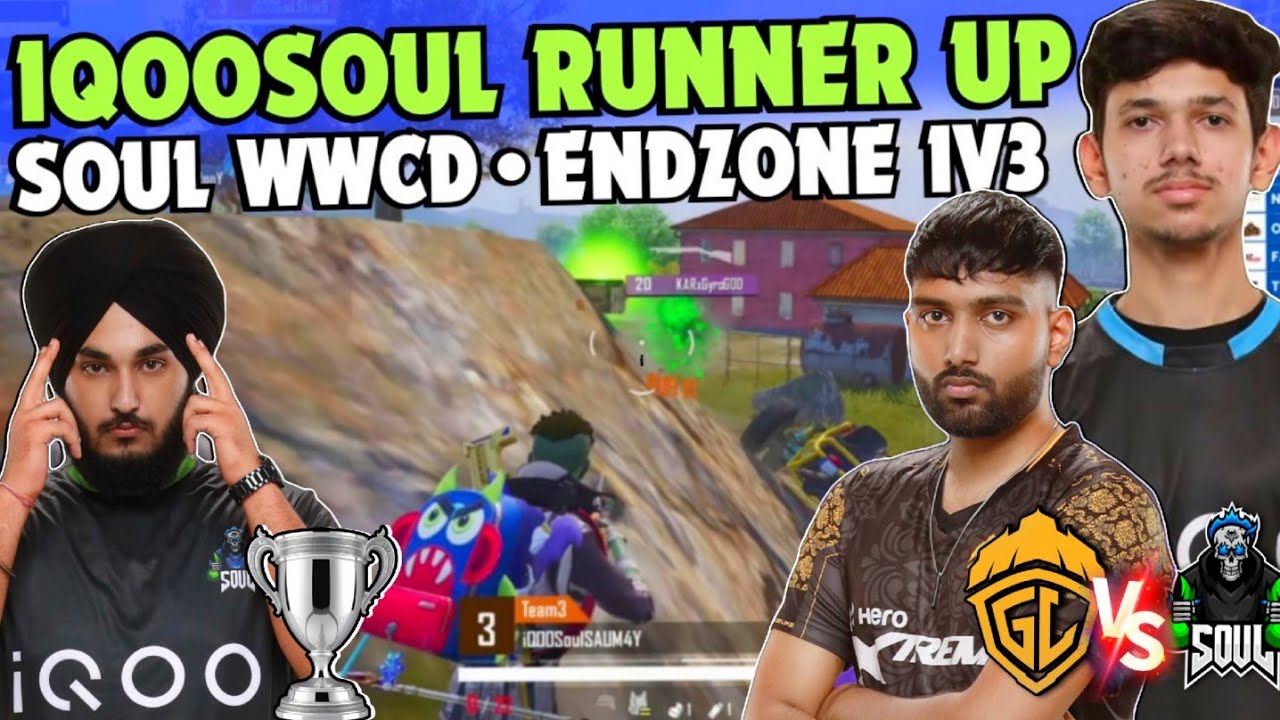 iQOOSoul 1st RUNNER-UP SOUL vs GODL 😳 RONY 1v3 🥵 Soul Rony & Skipz on ...
