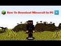 How To Download Minecraft In PC L Free L 2020
