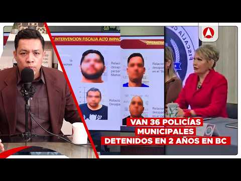 Detienen a 3 policías vinculados al narco y a 1 por Feminicidio