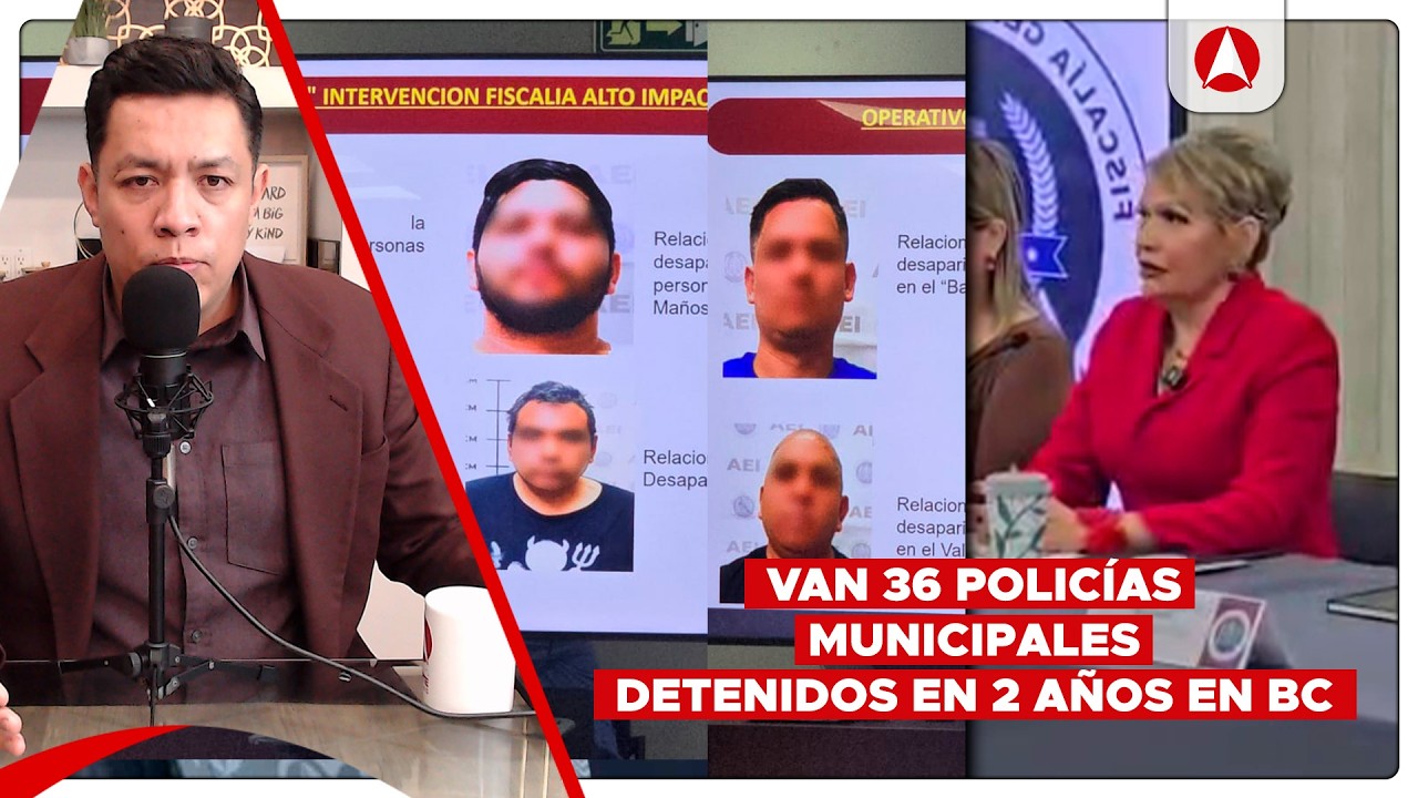 Detienen a 3 policías vinculados al narco y a 1 por Feminicidio