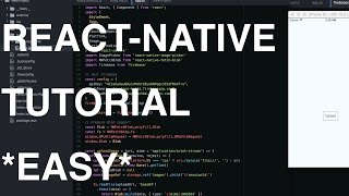 React-Native Tutorial and Introduction *EASY*