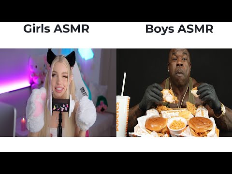 Girls asmr vs boys ASMR