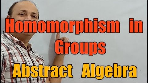 kernel of homomorphism is normal subgroup || homomorphism in groups   abstract algebra by Hd sir