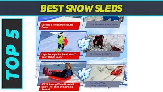 Best Snow Sleds 2023