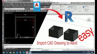 how to import cad file to revit