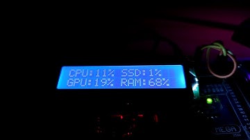 Arduino - Display hardware usage on I2C LCD (16x2)