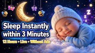 Sleep Instantly Within 3 Minutes | Lullaby For Babies to go to Sleep ♥ Mozart Brahms Lullaby