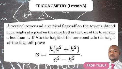 ADVANCED TRIGONOMETRY 📍 LESSON 3📍 Problem Solving