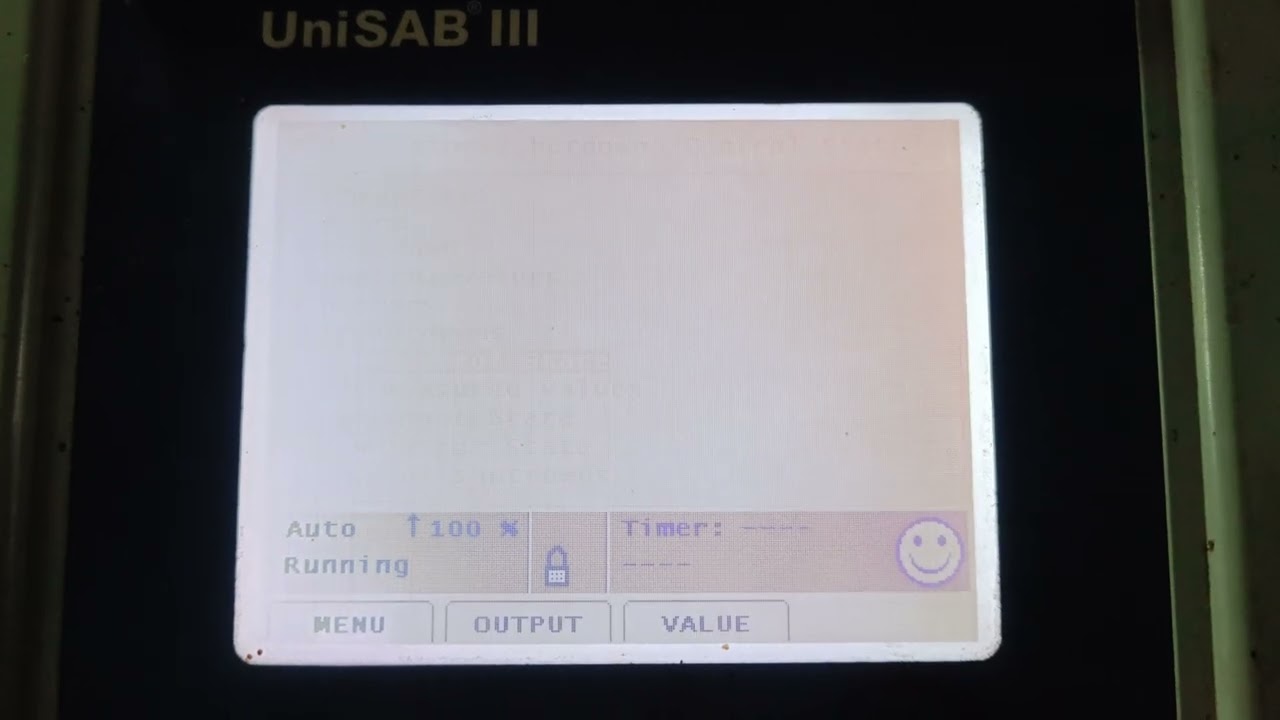 UNISAB 3 Configuration | SABROE 116E | Compressor PLC setting
