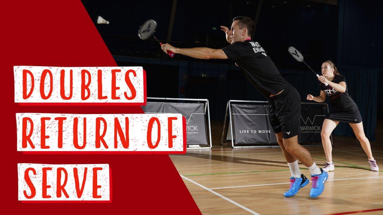 How To Return The Serve In Badminton + 2 effective doubles returns!