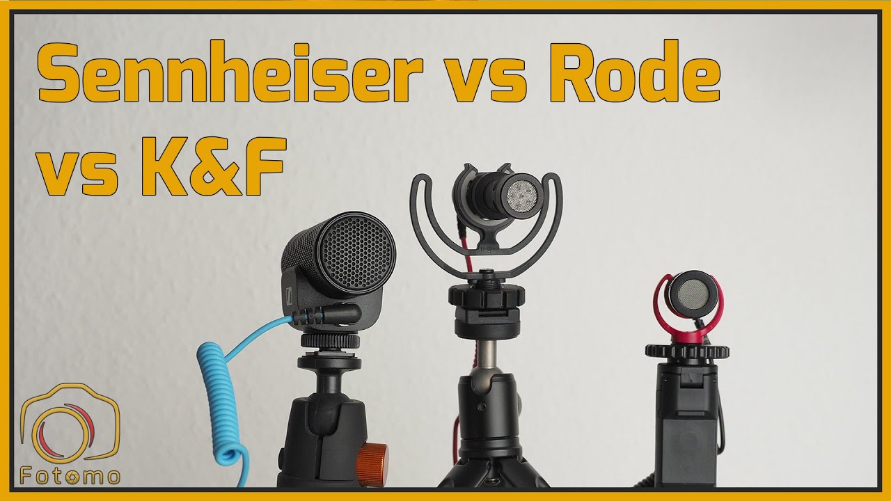 Sennheiser MKE200 vs Rode Videmicro vs K&F CM600 Vergleich YouTube