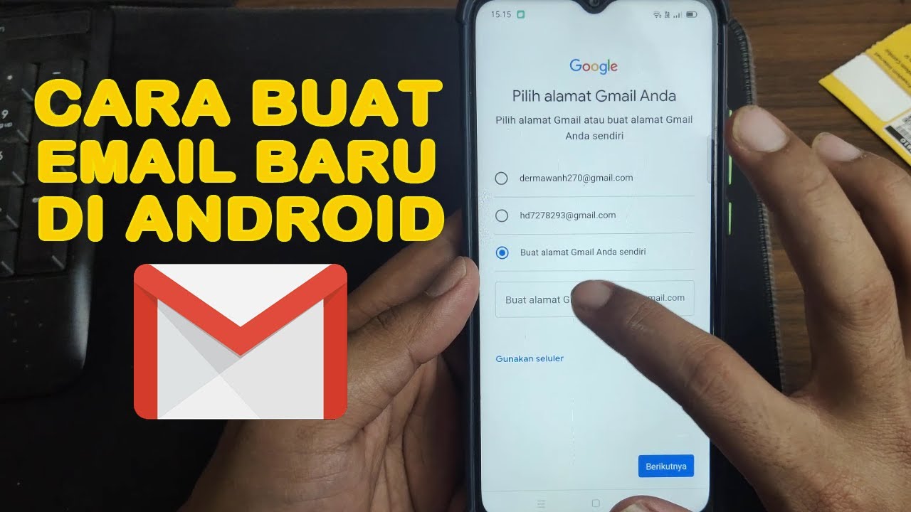 Cara buat email baru