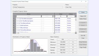 Compiling Chemical Property Values