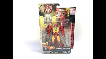 Transformers: Titans Return - Deluxe HOT ROD w/ Firedrive