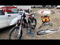 Chappement 250 crf 2022 hgs vs origine